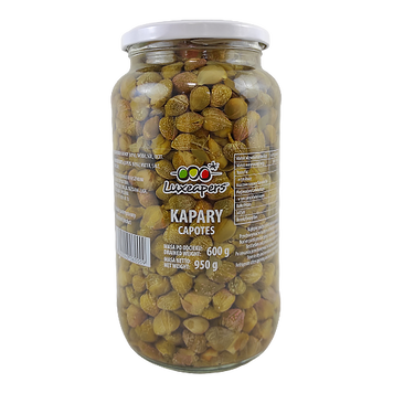 Каперси малі Люксаперс Luxeapers 600/950g 6шт/ящ