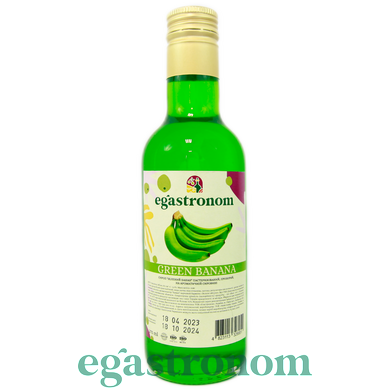 Сироп зелений банан Єгастроном Egastronom green banana 275ml 16шт/ящ