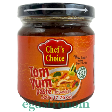 Паста том ям Шефс Чоис Chefs Choice tom yum 220g 24шт/ящ