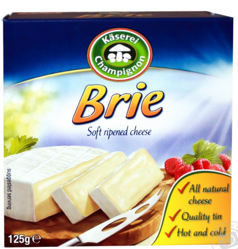 Сир Брі Казерай Brie Käserei 125g 28шт/ящ