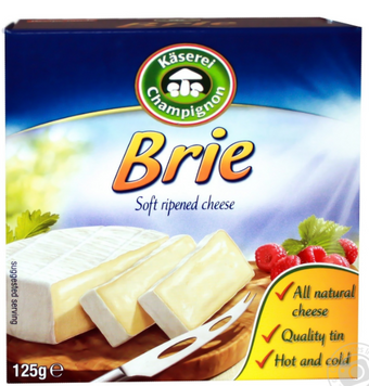 Сир Брі Казерай Brie K&auml;serei 125g 28шт/ящ