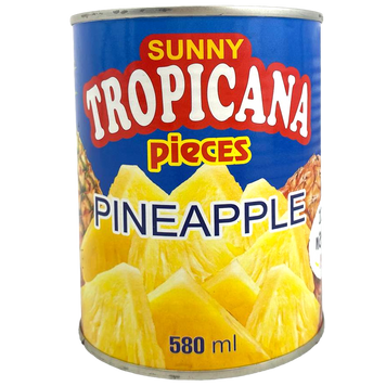 Ананас кусочками Тропикана Tropicana pieces 580g 24шт/ящ