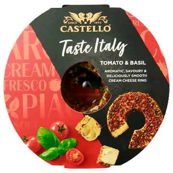 Крем-творог с томатами и базиликом Кастелло Castello tomato basil 125g 10шт/ящ