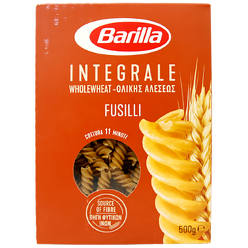 Макароны интегральные фусильные цельнозерновые Барилла Barilla Fusilli 500g 12шт/ящ