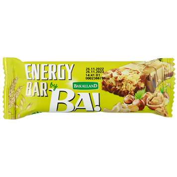 Енергетичний батончик горіхи Бакаланд Bakalland nuts 40g 25шт/ящ