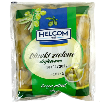 Оливки без кістки Хелком Helkom 70/195g 20шт/ящ