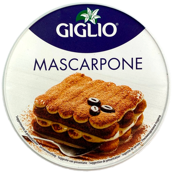 Крем-сир маскарпоне 80% Джільйо Giglio 250g 12шт/ящ