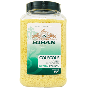 Крупа кускус Бісан Bisan 750g 6шт/уп