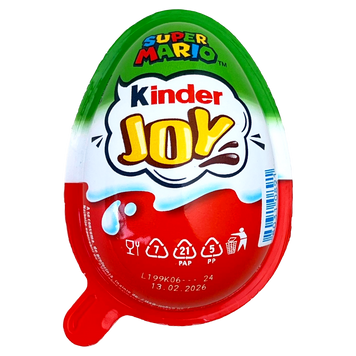 Шоколад Маріо Кіндер Джой Kinder Joy Mario 20g 24шт/ящ