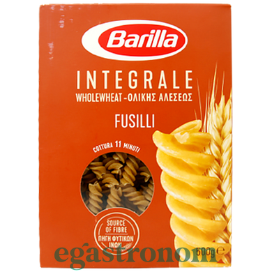 Макароны интегральные фусильные цельнозерновые Барилла Barilla Fusilli 500g 12шт/ящ