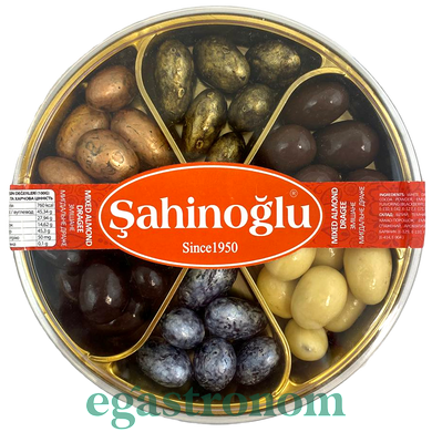 Драже з мигдалем Сахіноглу Sahinoglu 250g 10шт/ящ