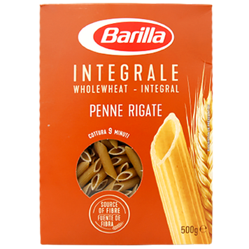 Макароны интеграле пенне ригате цельнозерновые Барилла Barilla Penne Rigate 500g 14шт/ящ