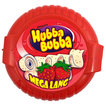Жувальна гумка роллер полуниця (червона) Хуба Буба Hubba Bubba 56g 12шт/пач