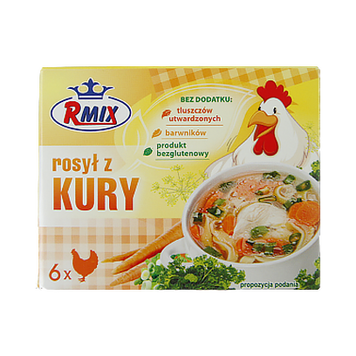 Приправа куриный бульон в кубиках Рмикс Rmix rosyl z kury 60g 26шт/ящ