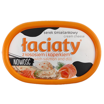 Крем-сыр лосось Лациата Łaciaty 135g 12шт/ящ