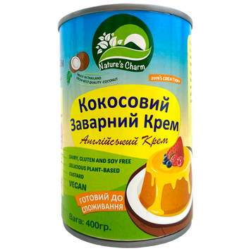 Крем кокосовий заварний Натурес Шарм Nature's Charm 400g 24шт/ящ