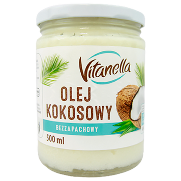 Олія кокосова Вітанелла Vitanella 500ml 12шт/ящ