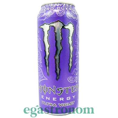 Енергетик фіолетовий (без цукру) Монстер Monster violet 500ml 12шт/ящ