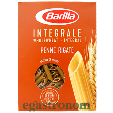 Макарони інтеграле пенне рігате цільнозернові Барілла Barilla Penne Rigate 500g 14шт/ящ