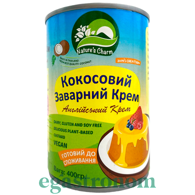 Крем кокосовый заварной Натурес Шарм Nature's Charm 400g 24шт/ящ