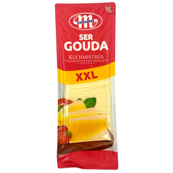 Сир нарізка гауда Млековіта Mlekovita gouda 1kg 8шт/ящ