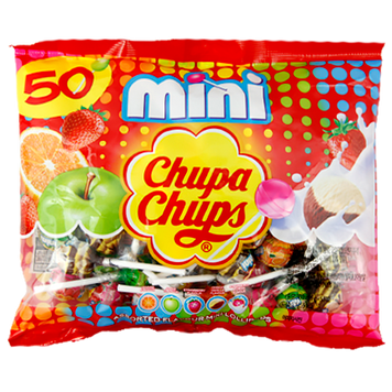 Льодяники на паличці Чупа чупс Chupa chups 300g 50шт/пач 10пач/ящ