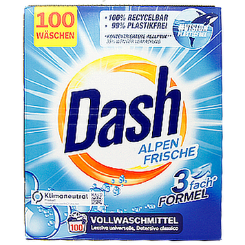 Порошок для стирки альпийская свежесть Даш Dash alpen frische 6kg 2шт/ящ