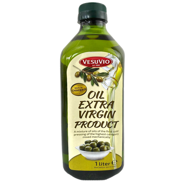 Олія оливкова Везувіо Vesuvio extra vergine (пластик) 1L 12шт/ящ