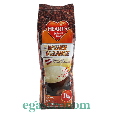 Капучино віденський меланж Хертс Hearts wiener melange 1kg 10шт/ящ