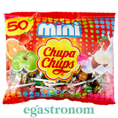 Льодяники на паличці Чупа чупс Chupa chups 300g 50шт/пач 10пач/ящ