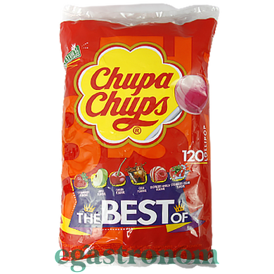 Льодяники на паличці Чупа чупс Chupa chups 300g 50шт/пач 10пач/ящ