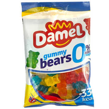 Желейки ведмедики (без цукру) Дамел Damel bears 90g 18шт/ящ