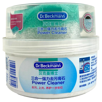 Паста для чищення універсальна + губка Др. Бекманн Dr. Beckmann power cleaner pasta 400g 6шт/ящ