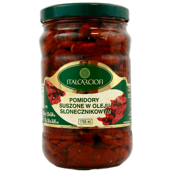 Помідори в'ялені Італкарчьофі Italcarciofi 750/1600g 6шт/ящ