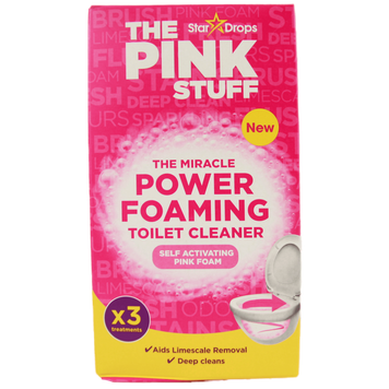 Порошок для чищення унітазу пінний Пінк Стаф The Pink Stuff Toilet Cleaner 3x100g 12шт/ящ