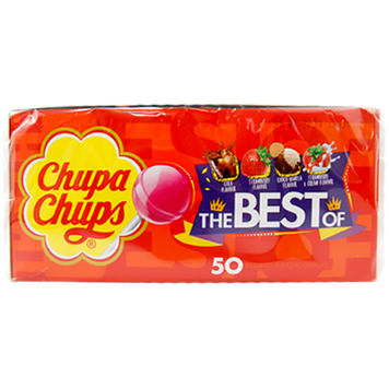 Льодяники на паличці Чупа чупс Chupa chups 550g 50шт/пач 12пач/ящ