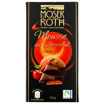 Шоколад вишня з перцем Мозер Роч Moser Roth cherry chili 150g 48шт/ящ