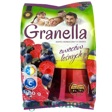 Чай растворимый лесные фрукты Гранелла Granella 400g 24шт/ящ