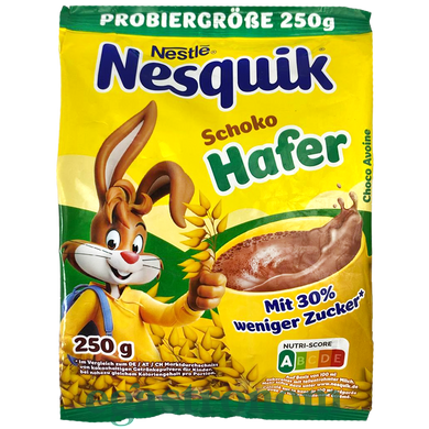 Какао несквик шоколадно-овсяное Нестле Nestle nesqiuk hafer 250g 22шт/ящ