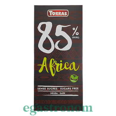 Шоколад Торрас Африка Torras Africa 85% 100g 12шт/ящ