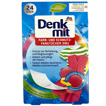 Серветки для прання проти знебарвлення Денк Міт Denk Mit color 24pcs 9шт/ящ