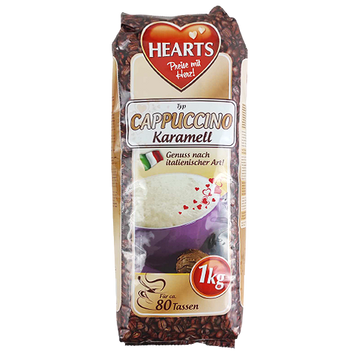 Капучино карамель Хертс Hearts karamell 1kg 10шт/ящ