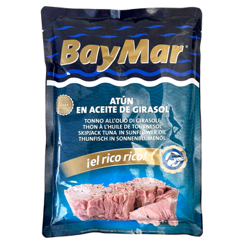 Тунець у соняшниковій олії в фользі БайМар BayMar de girasol 1000g 16шт/ящ
