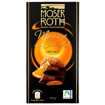 Шоколад апельсин Мозер Роч Moser Roth orange 150g 45шт/ящ