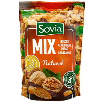 Орешки микс орехов с ягодами (без глютена) Совиа Sovia mix 200g 20шт/ящ