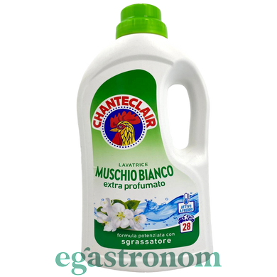 Гель для стирки белый мускус Шантеклер ChanteClair lavatrice muschio bianco 28p 1,26L 8шт/ящ