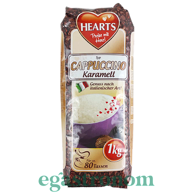 Капучино карамель Хертс Hearts karamell 1kg 10шт/ящ