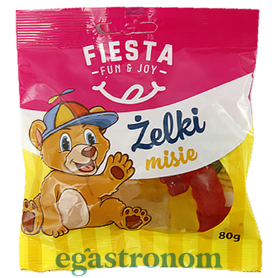 Желейки ведмедики Фієста Fiesta zelki misie 80g 15шт/ящ