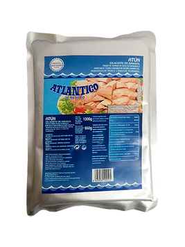Тунець у соняшниковій олії в фользі Атлантіко Atlantico de girasol 1000g 16шт/ящ