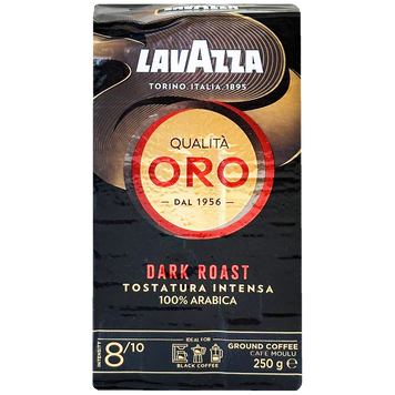 Кава оро чорна гора (мелена) Лавацца Lavazza oro mountain 250g 20шт/ящ